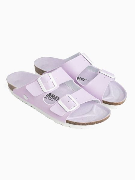 Sunbay Klapki "Trefle" w kolorze fioletowym rozmiar: 40. Różowe klapki damskie Sunbay, bez wzorów, bez obcasa. Za 144.95 zł.