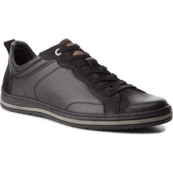 Półbuty LASOCKI FOR MEN MI08-C308-347-02. Czarne półbuty męskie Lasocki For Men, z nubiku, bez zapięcia. Za 179.99 zł.