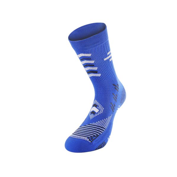 Skarpety piłkarskie unisex antypoślizgowe. Niebieskie skarpetki damskie R-EVENGE, bez wzorów, z poliamidu. Za 131.89 zł.