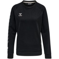 Damska bluza bawełniana Hummel Move Grid. Czarne bluzy sportowe damskie HUMMEL, xs, bez wzorów, z bawełny, bez ramiączek, bez kaptura. Za 222.00 zł.