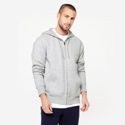 Bluza z kapturem męska Domyos Gym & Pilates. Niebieskie bluzy sportowe męskie DOMYOS, l, z materiału. Za 99.99 zł.