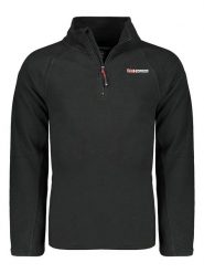 Geographical Norway Bluza polarowa "Tug" w kolorze czarnym rozmiar: XL. Czarne bluzy bez kaptura męskie Geographical Norway, xl, z materiału. Za 65.85 zł.