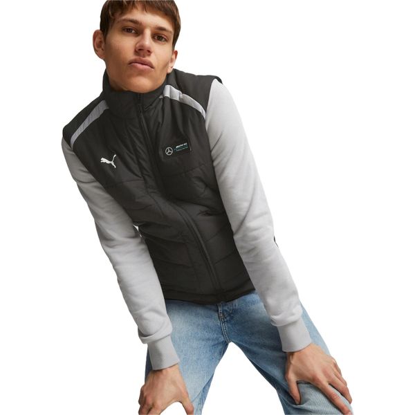 Kamizelka męskie Puma Mapf1 Padded Gilet. Czarne kamizelki męskie Puma, m, z poliesteru. W wyprzedaży za 333.40 zł.