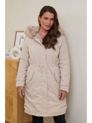 Curvy Lady Parka w kolorze beżowym rozmiar: 44/46. Brązowe parki damskie Curvy Lady, bez wzorów. Za 263.53 zł.