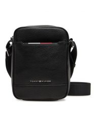 Tommy Hilfiger Saszetka Th Central Mini Reporter AM0AM13486 Czarny. Czarne saszetki męskie Tommy Hilfiger, ze skóry. Za 309.99 zł.