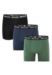 Bokserki Bula Frame (x3). Czarne bokserki męskie Bula, bez wzorów, z bawełny. Za 238.00 zł.