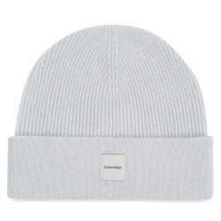 Czapka Calvin Klein. Niebieskie czapki zimowe damskie CALVIN KLEIN. Za 329.99 zł.