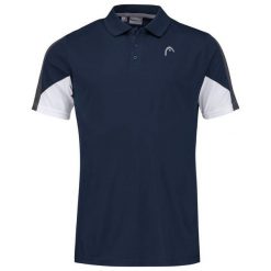 Koszulka polo męska CLUB 22 Tech. Czarne koszulki polo męskie HEAD, m, bez wzorów, z materiału, bez ramiączek. Za 159.99 zł.