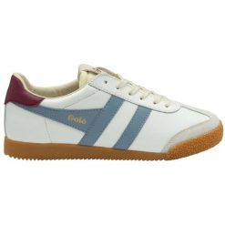 Damskie skórzane buty sportowe Gola Elan. Białe buty sportowe na co dzień damskie Gola, bez wzorów, z materiału. Za 366.00 zł.