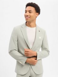 Finshley & Harding London kurtka modułowa - Brixdon Mężczyźni Slim Fit Sztuczne włókno szary, 44. Szare kurtki męskie Finshley & Harding London, m, bez wzorów, z włókna, bez kaptura. Za 379.95 zł.