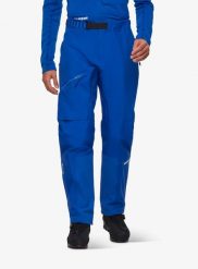 Spodnie w góry Mammut Eiger Nordwand Advanced HS Pants. Niebieskie spodnie materiałowe męskie Mammut, bez wzorów, z gore-texu, z podwyższonym stanem. Za 2,182.39 zł.