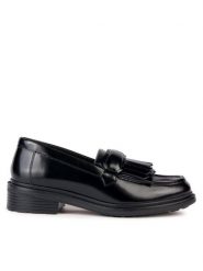 Geox Lordsy D Walk Pleasure D36TGC 00038 C9999 Czarny. Czarne mokasyny damskie Geox, ze skóry. Za 339.99 zł.