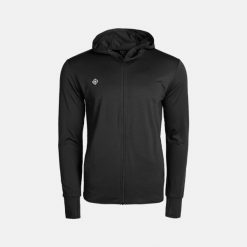 Męska lekka, elastyczna i oddychająca kurtka do biegania i trekkingu COLFAX M. Czarne kurtki treningowe męskie IZAS, m, bez wzorów, z nylonu, do biegania. Za 252.13 zł.