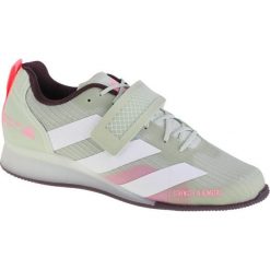 Buty adidas Adipower Weightlifting 3 GY8925 zielone. Zielone buty sportowe na co dzień męskie z gumy, bez zapięcia, na fitness i siłownię. Za 803.04 zł.