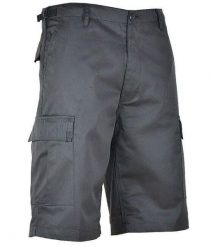 Spodenki bushcraft męskie Mil-Tec Bermudy Czarne. Czarne szorty męskie Mil-Tec, z bawełny, bez kołnierzyka. Za 78.49 zł.