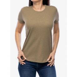 Koszulka bawełniana damska Royal Robbins Basecamp Tee. Zielone bluzki sportowe damskie ROYAL ROBBINS, bez wzorów, z bawełny, bez ramiączek. Za 218.99 zł.