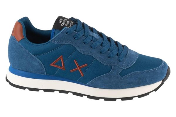 Buty sportowe Sneakersy męskie, SUN68 Tom Solid. Białe buty sportowe na co dzień męskie SUN68, z materiału, bez zapięcia, trekkingowe. Za 369.99 zł.