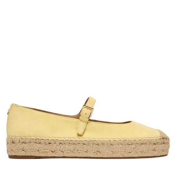 Espadryle LAUREN RALPH LAUREN. Żółte espadryle damskie Lauren Ralph Lauren, bez wzorów, bez obcasa. Za 689.99 zł.