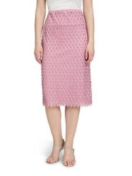 Vera Mont Spódnica w kolorze jasnoróżowym rozmiar: 44. Różowe spódniczki damskie Vera Mont, bez wzorów, z podwyższonym stanem, midi, proste. Za 195.99 zł.