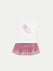 Mayoral Komplet t-shirt i spódniczka 1933 Niebieski Regular Fit. Niebieskie koszulki dziewczęce Mayoral, m, bez wzorów, z bawełny, bez ramiączek. Za 159.99 zł.