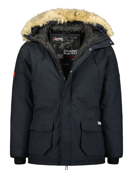 Canadian Peak Parka w kolorze granatowym rozmiar: XL. Niebieskie parki męskie Canadian Peak, xl, bez wzorów. Za 335.82 zł.