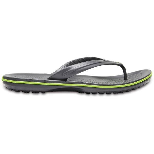 Japonki męskie Crocs Crocband Flip. Szare klapki i japonki męskie Crocs, z materiału. Za 118.99 zł.