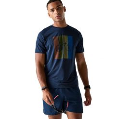 Męska Koszulka Rowerowa Tech II. Niebieskie t-shirty sportowe męskie Dare 2b, m, z elastanu, bez ramiączek, do biegania. Za 86.99 zł.