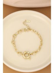 Atelier MIU Pozłacana bransoletka z elementem ozdobnym rozmiar: onesize. Żółte bransoletki damskie atelier MIU, pozłacane. Za 39.99 zł.