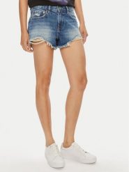 Gina Tricot Szorty jeansowe Galla 18989 Niebieski Regular Fit. Niebieskie szorty damskie Gina Tricot, bez wzorów, z bawełny. Za 129.99 zł.