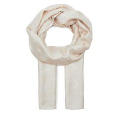 Szal Guess. Brązowe szaliki i kominy damskie Guess, z aplikacjami. Za 389.99 zł.