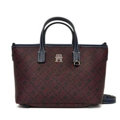 Torebka Tommy Hilfiger. Niebieskie torebki klasyczne damskie Tommy Hilfiger, bez wzorów, bez dodatków. Za 559.99 zł.