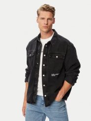 Karl Lagerfeld Jeans Kurtka jeansowa B3M16005 Czarny Regular Fit. Czarne kurtki męskie Karl Lagerfeld Jeans, l, bez wzorów, z bawełny, bez kaptura. Za 779.99 zł.