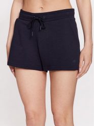 4F Szorty sportowe 4FSS23TSHOF175 Granatowy Regular Fit. Niebieskie spodenki sportowe damskie 4f, s, z bawełny. Za 59.99 zł.