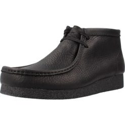 Buty CLARKS 26179710C Czarny. Czarne buty trekkingowe męskie Clarks, ze skóry, bez zapięcia, trekkingowe. Za 419.99 zł.