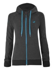 Bluza rozpinana Babolat Exercise Hood Jacket. Czarne bluzy z kapturem damskie BABOLAT, xs, z bawełny. Za 134.00 zł.