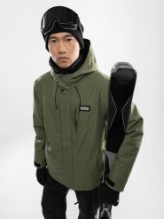 Siroko Kurtka narciarska "W4" w kolorze khaki rozmiar: XL. Brązowe kurtki narciarskie i snowboardowe damskie SIROKO, m, bez wzorów, bez kaptura. Za 394.60 zł.