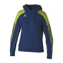 Bluza damska z kapturem Erima Evo Star. Niebieskie bluzy z kapturem damskie Erima, z materiału. Za 243.00 zł.