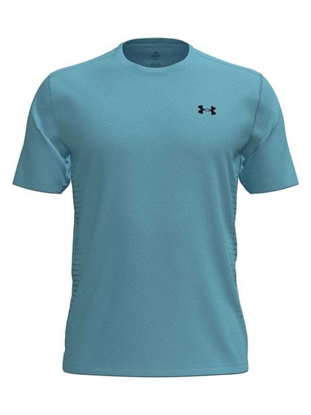 Under Armour Koszulka sportowa "Tech Play" w kolorze błękitnym rozmiar: L. Niebieskie t-shirty sportowe męskie Under Armour, l, z materiału, bez ramiączek, outdoorowe. Za 91.77 zł.