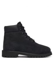 Timberland Trapery Premium TB1129070011 Czarny. Czarne buty zimowe chłopięce Timberland, z nubiku, bez zapięcia. Za 699.99 zł.