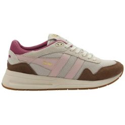 Damskie zamszowe buty sportowe Gola Delta. Białe buty sportowe na co dzień damskie Gola, bez wzorów, z zamszu. Za 432.50 zł.