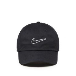 Czapka z daszkiem Nike Club Cap. Czarne czapki męskie Nike, bez wzorów. Za 99.99 zł.