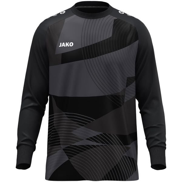 Koszulka bramkarska Jako River. Czarne t-shirty sportowe męskie Jako, m, z materiału, bez ramiączek, na fitness i siłownię. Za 201.40 zł.