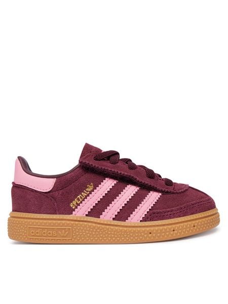 Adidas Sneakersy Handball Spezial Comfort Closure Elastic Lace KK5037 Bordowy. Czerwone buty sportowe dziewczęce Adidas, bez wzorów, ze skóry, bez zapięcia. Za 259.99 zł.