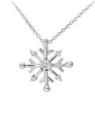 Revoni Złoty naszyjnik z diamentową zawieszką - dł. 40 cm rozmiar: onesize. Szare naszyjniki damskie Revoni, złote. Za 817.99 zł.