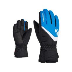 Rękawiczki dziecięce Ziener Loriko AS Glove Junior. Czarne rękawiczki dziecięce Ziener, bez ramiączek. Za 85.99 zł.