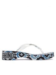 LOVE MOSCHINO Japonki JA28324G0II3210A Kolorowy. Klapki damskie Love Moschino, bez wzorów, ze skóry, bez obcasa. Za 759.99 zł.