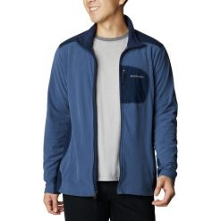 Bluza trekkingowa męska Columbia Klamath Range Full Zip. Niebieskie bluzy bez kaptura męskie Columbia, m. Za 159.99 zł.