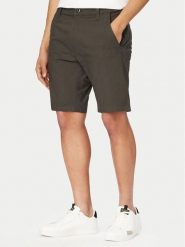 G-Star Raw Szorty materiałowe Bronson 3.0 D26337-E172 Szary ciemny Slim Fit. Szare szorty męskie G-Star Raw, z bawełny, bez kołnierzyka. Za 349.99 zł.