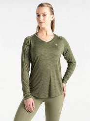 Dare 2b Koszulka sportowa "Discern" w kolorze zielonym rozmiar: 34. Zielone bluzki sportowe damskie Dare 2b, z materiału, bez kołnierzyka, bez ramiączek. Za 61.02 zł.