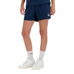 Szorty damskie Le Coq Sportif Essentiel N°1. Niebieskie szorty damskie Le Coq Sportif, bez wzorów, z materiału, klasyczne. Za 217.50 zł.